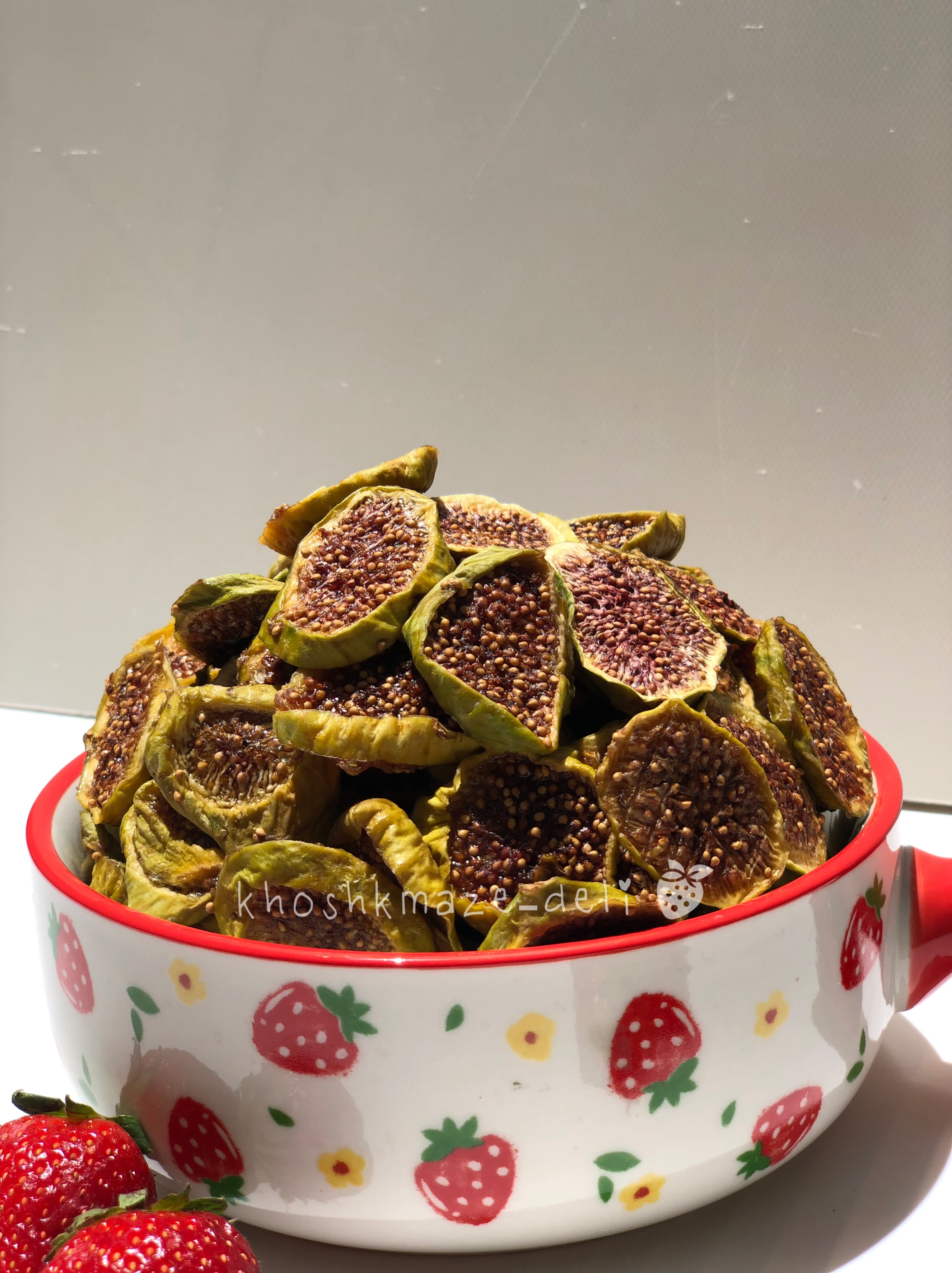 انجیر سبز خشک